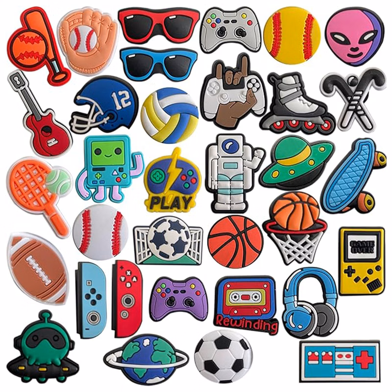 Colorful Cartoon Cute Customizable Decorative Shoe Charms