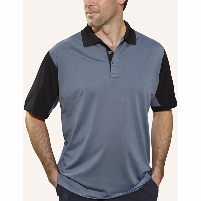 Men's Corvette Recharged Hybrid Interlock Color block Polo Shirt