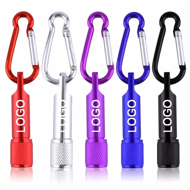 LED Flashlight with Carabiner