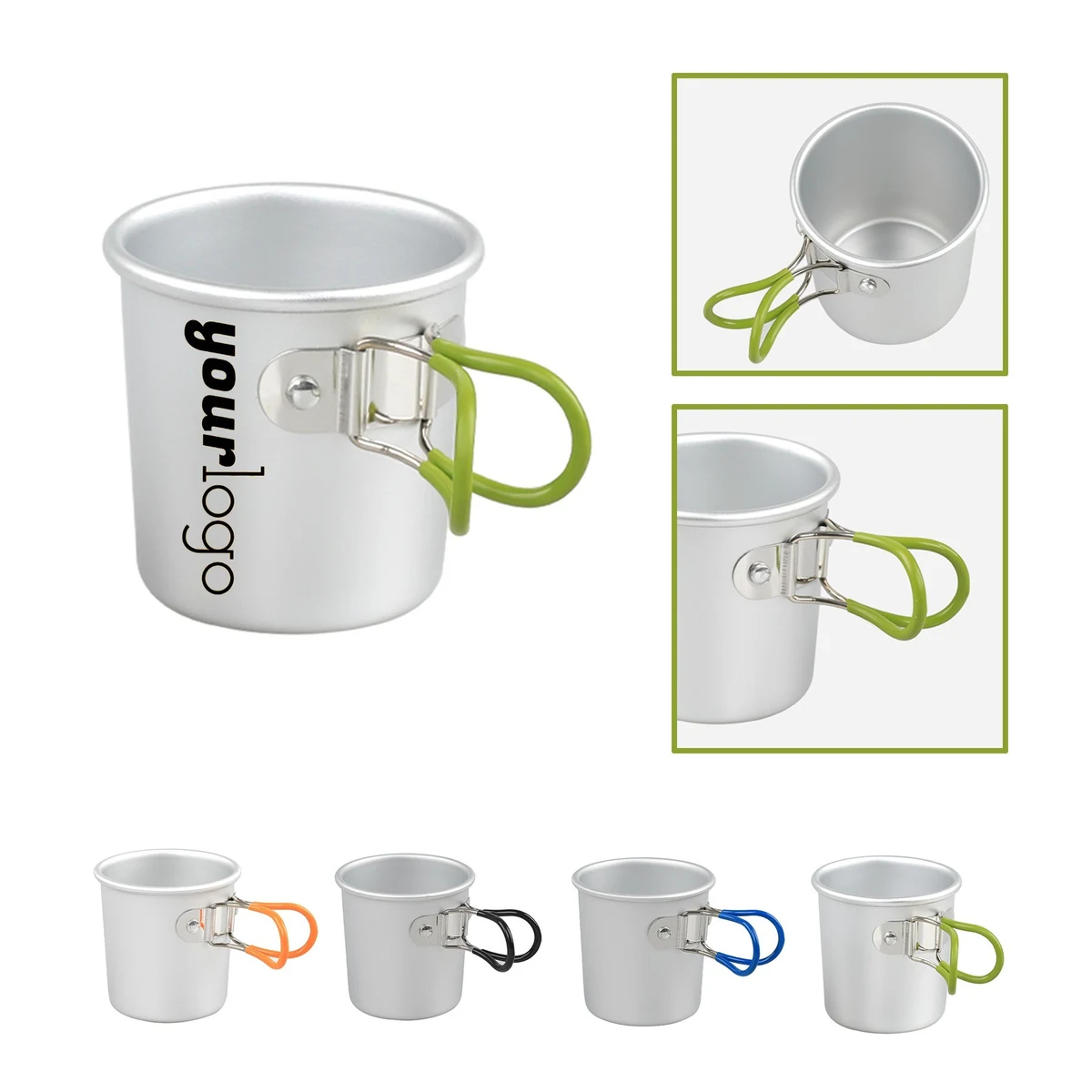 Foldable Camping Aluminum Cup 1