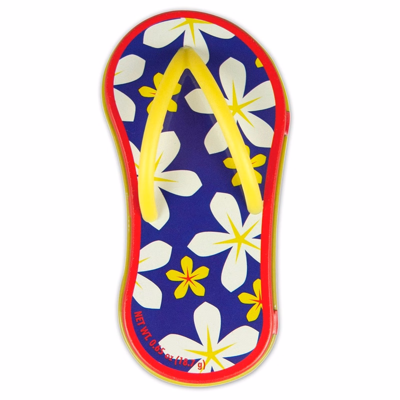Floral Blue Flip Flop Mint Tin