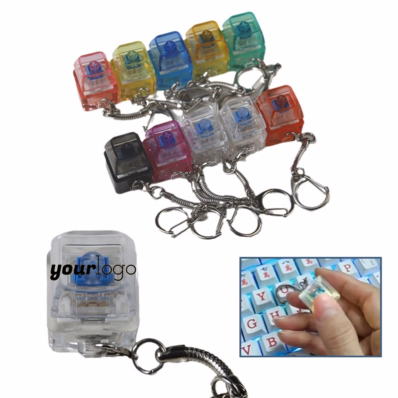 Antistress Relaxing Keyboard Switch Keychain