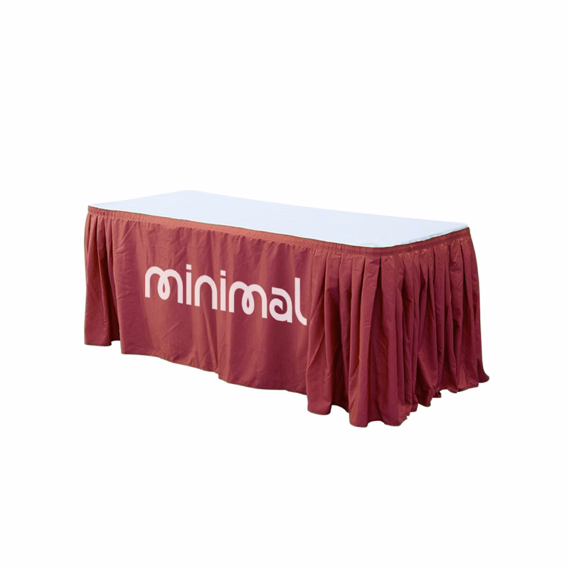 Custom Table Skirts Without Top 6ft