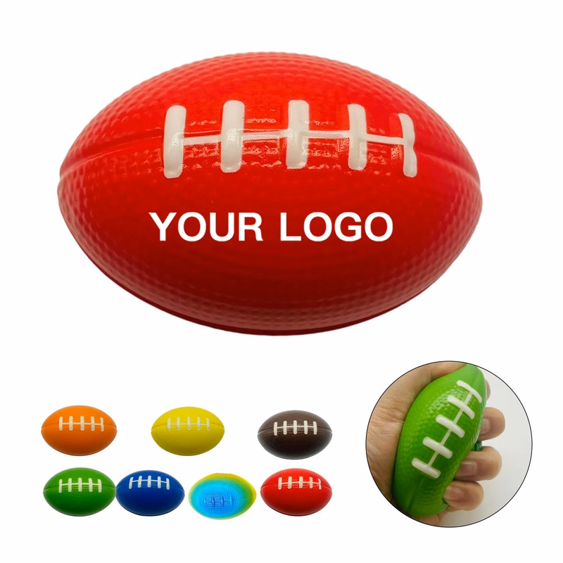 Sports Rugby Stress Ball PU Foam Toy