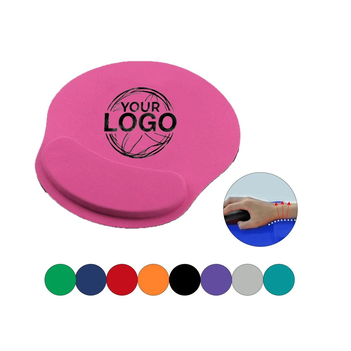 Ergonomic Mouse Pad with Memory Foam Wrist Rest 1
