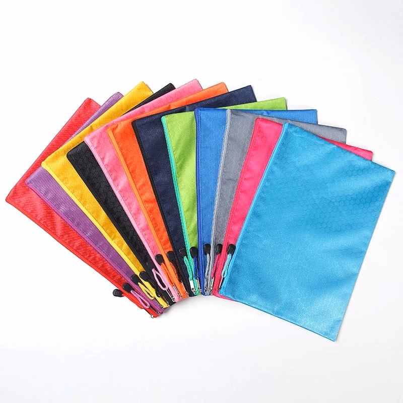 A4 Waterproof Zipper Document Bag
