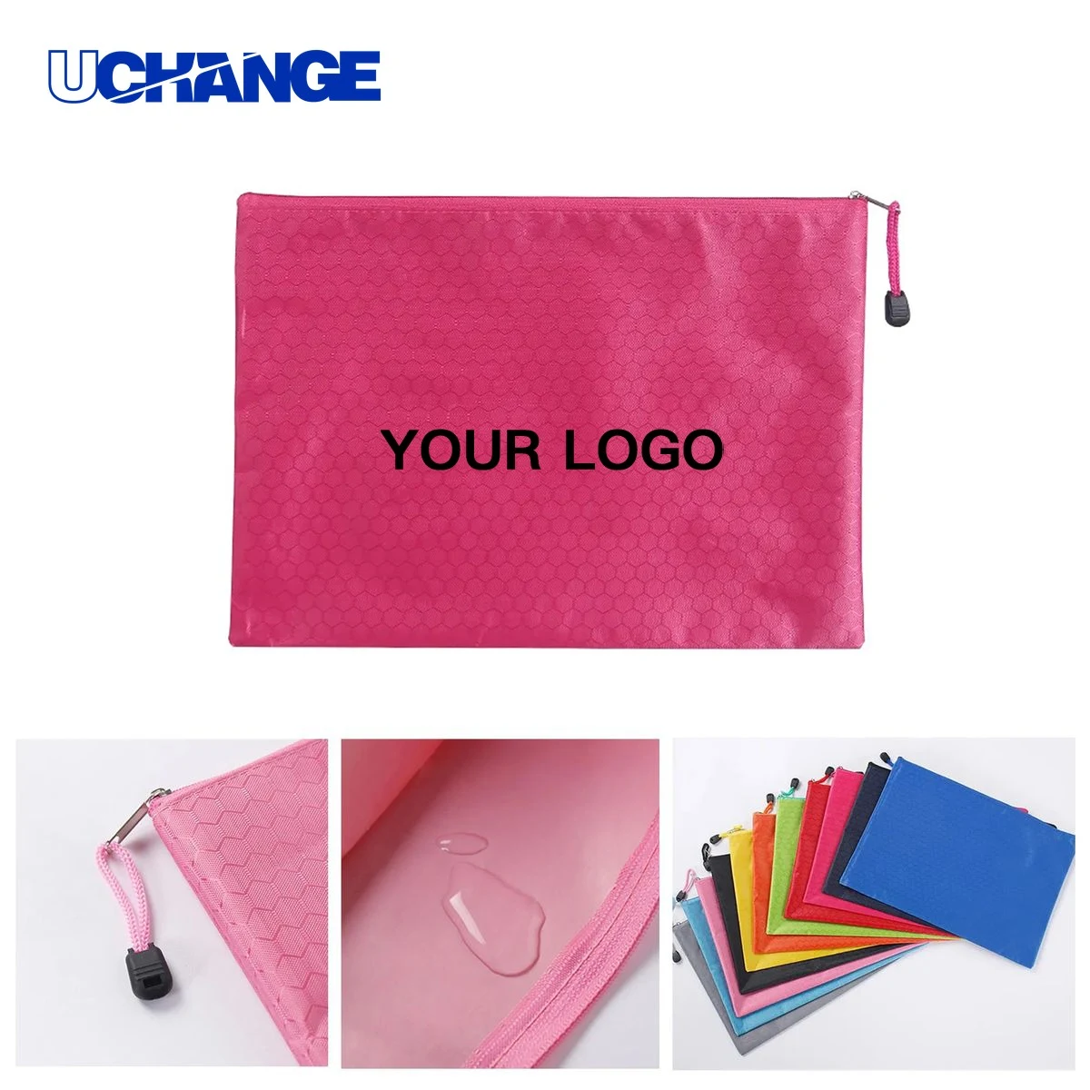 Document Storage Pouch Organizer with Zipper Closure 1