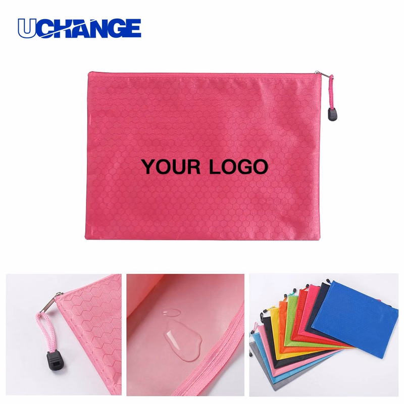 Document Storage Pouch Organizer with Zipper Closure