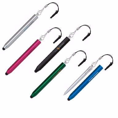 2 in1 Triangle Stylus / Pen with HeadPhone Jack Adapter2 in 1 Stylus / Ball Twist Action Pen