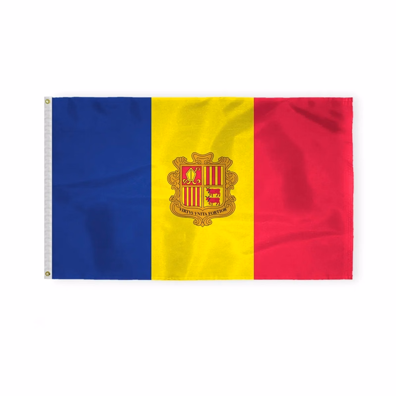 World Flag - Andorra with Seal