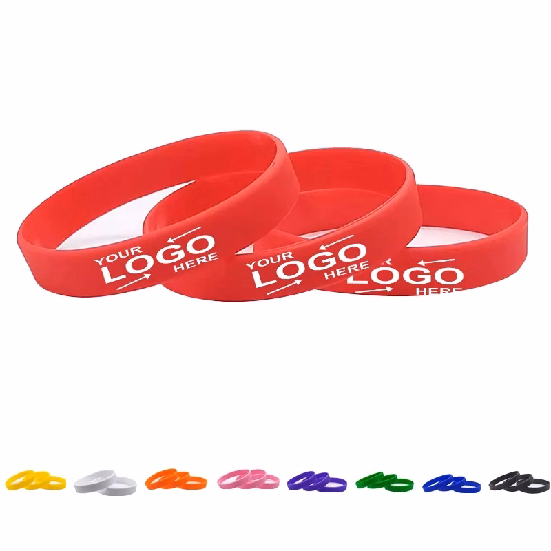 Glow In The Dark Silicone Wristband Bracelets