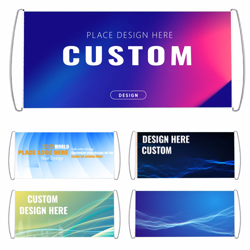 Polyester Banner Hand Flags
