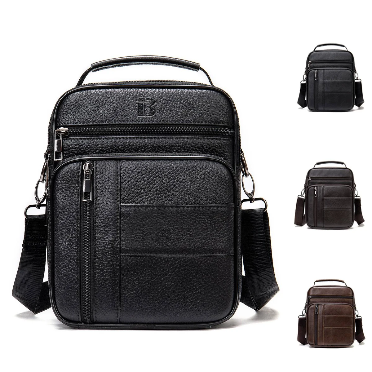 Genuine Leather Crossbody Bags for Men 1