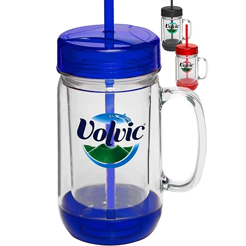 26 oz Jumbo Plastic Mason Jar 1