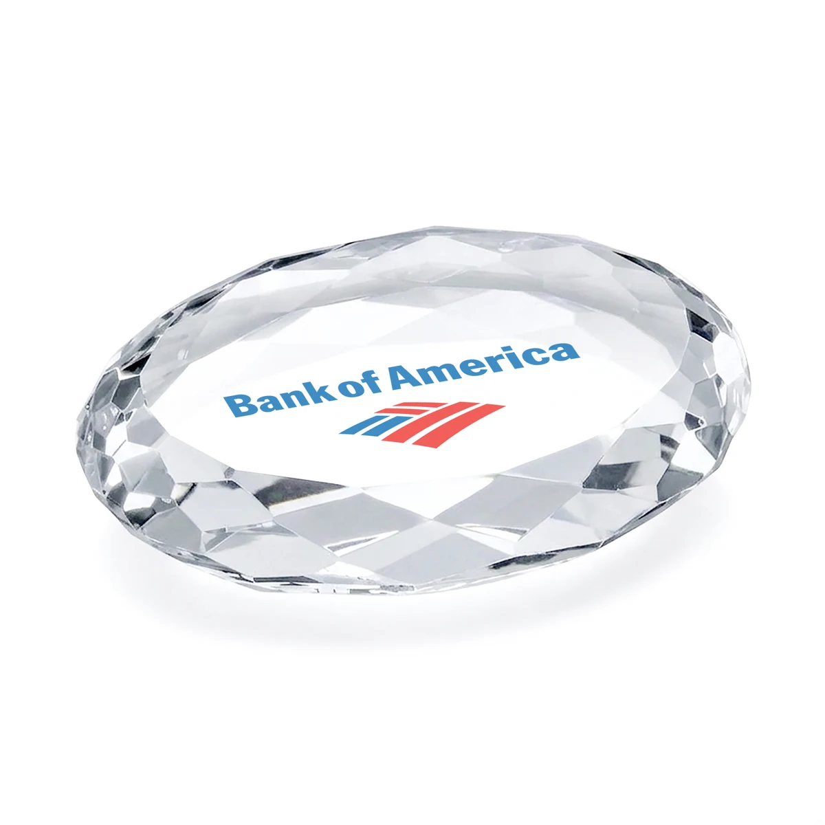 Amherst VividPrint™ Paperweight - Oval 1