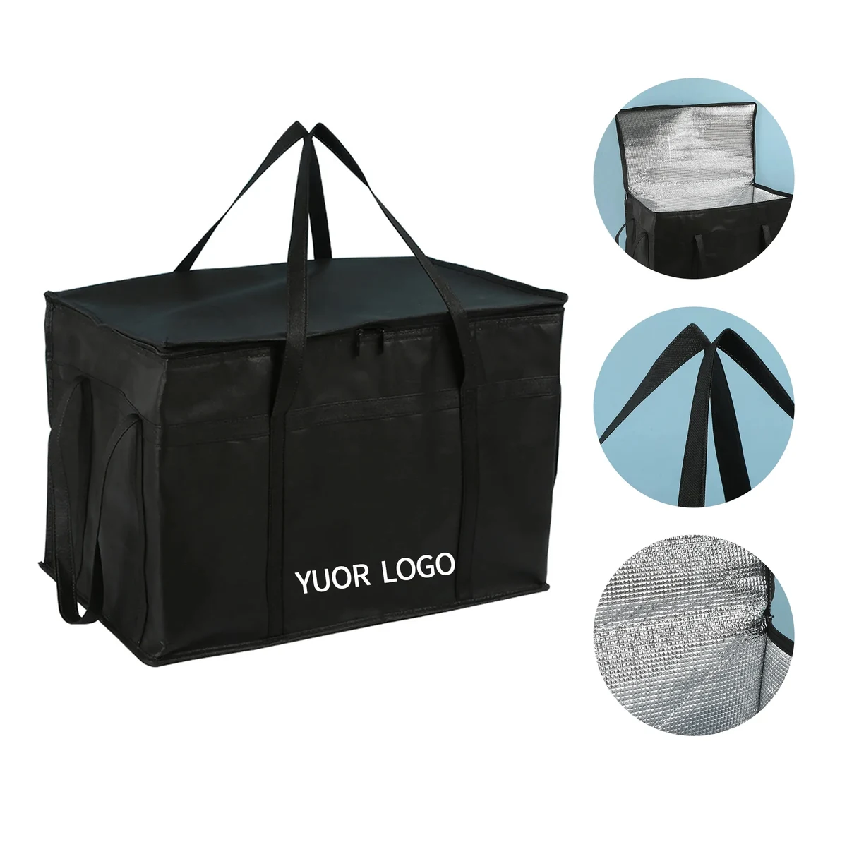 Thickened Insulated Bag with Waterproof Interior for Travel 1