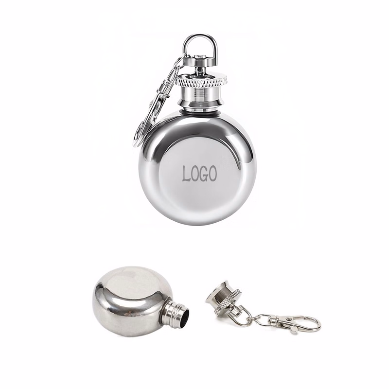 1-ounce Portable Stainless Steel Flask