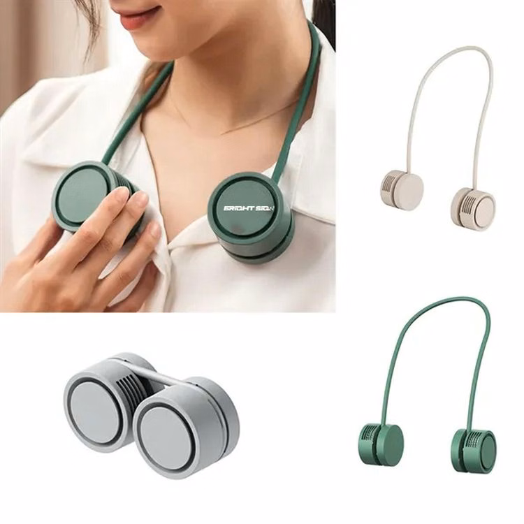 Bladeless Aromatherapy Neck Fan with Flexible Hose