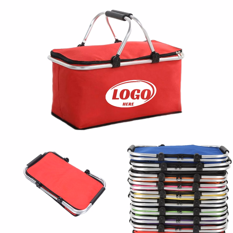 Folding Fabric Shopping/Picnic Basket