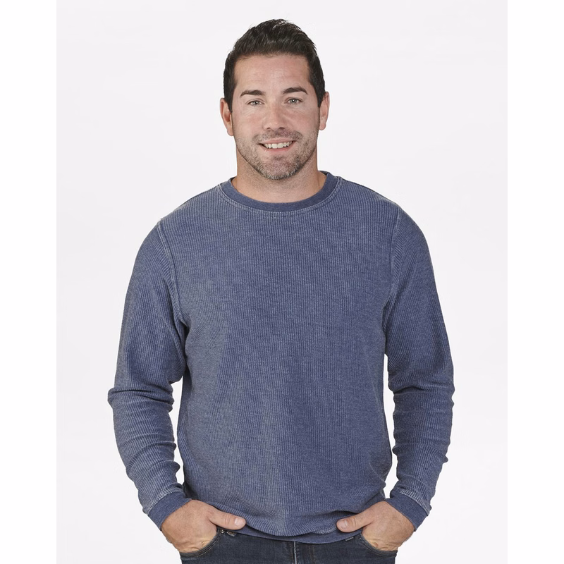 Unisex Corded Crewneck Sweatshirt - D02
