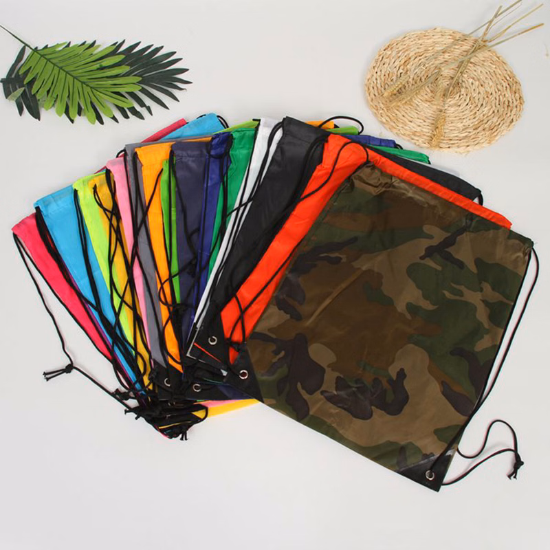 Polyester Sports Drawstring Bags