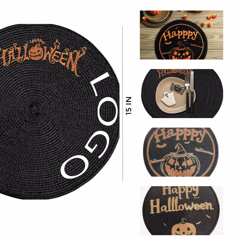 MOQ 50 PCS Halloween Table Mat