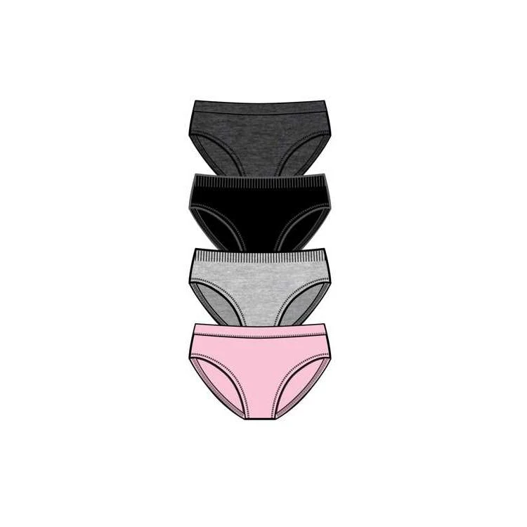Girls Seamless Bikini Panties - Size Small-Large 1