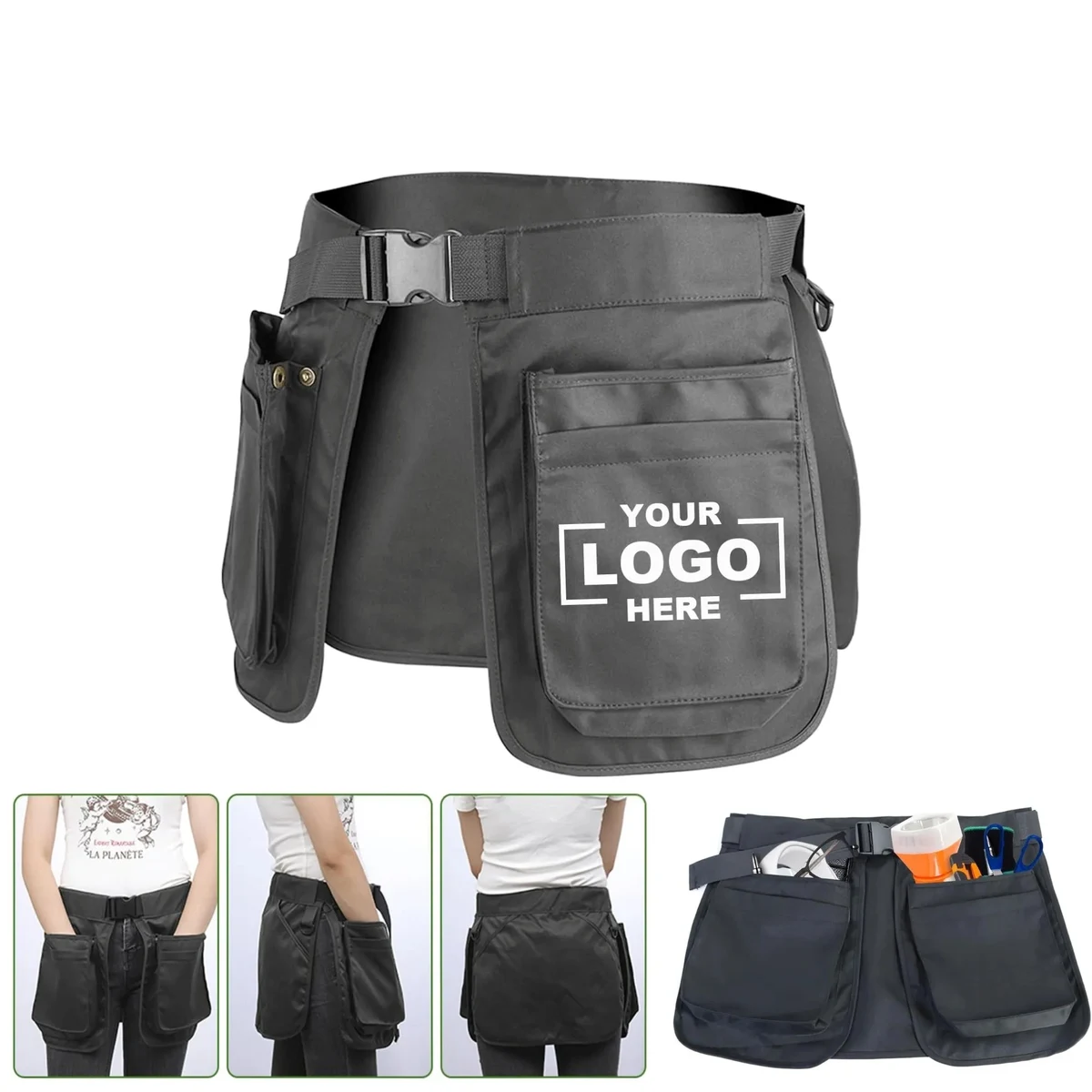 Multifunctional Apron With Multiple Pockets For Tool Storage 1