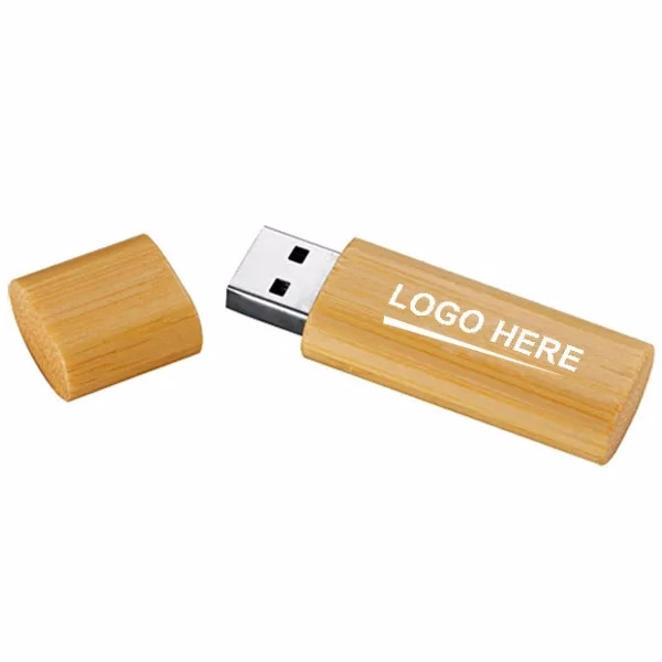 Rectangle Bar Shape Bamboo USB Flash Drive U Disk
