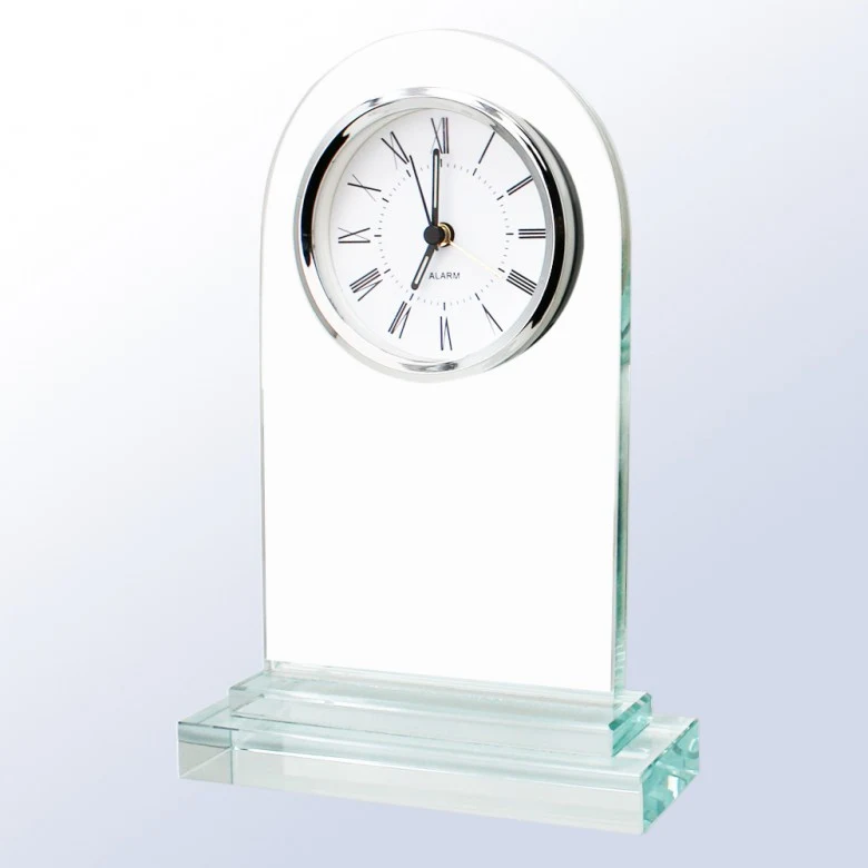 ARCHED GLASS DESKTOP CLOCK 1