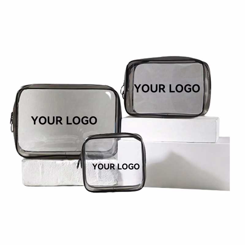 3Pcs Transparent Storage Bag Set