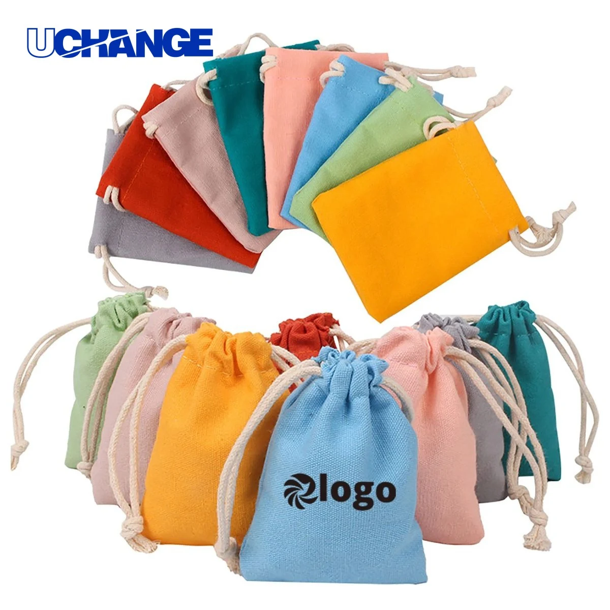 Cotton Jewelry Drawstring Bag Organizer 1