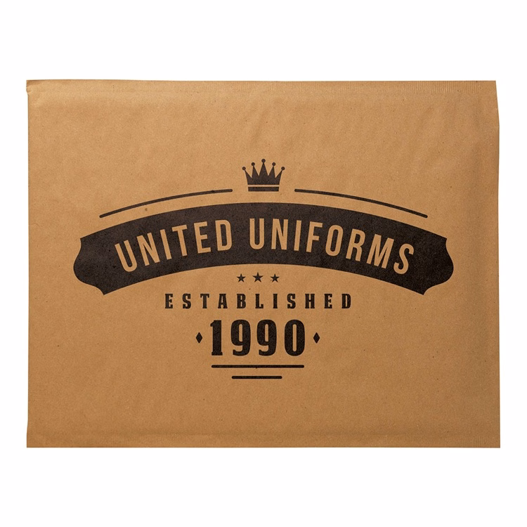 One Color Natural Paper Bubble Mailer (9.5" x 14.5")
