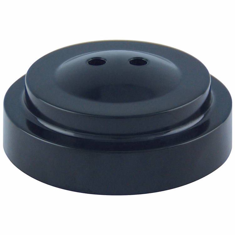 2 Hole Black Plastic Flag Base for 4" x 6" Stick Flags with 10" Staffs