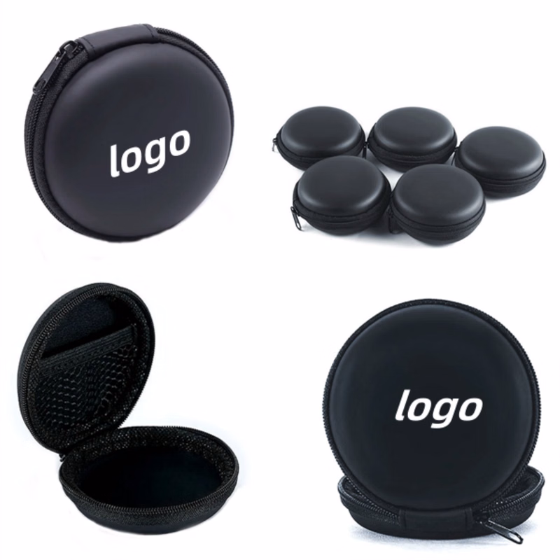 Round Earphone Storage Box