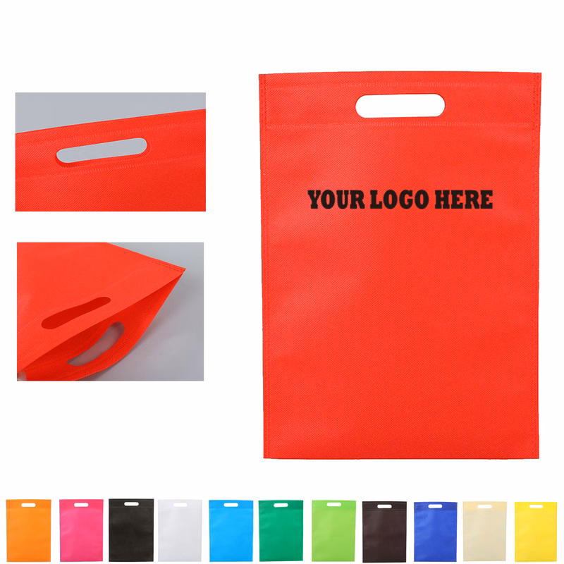 MOQ50 Buckle Nonwoven Tote Bags Customized Logo