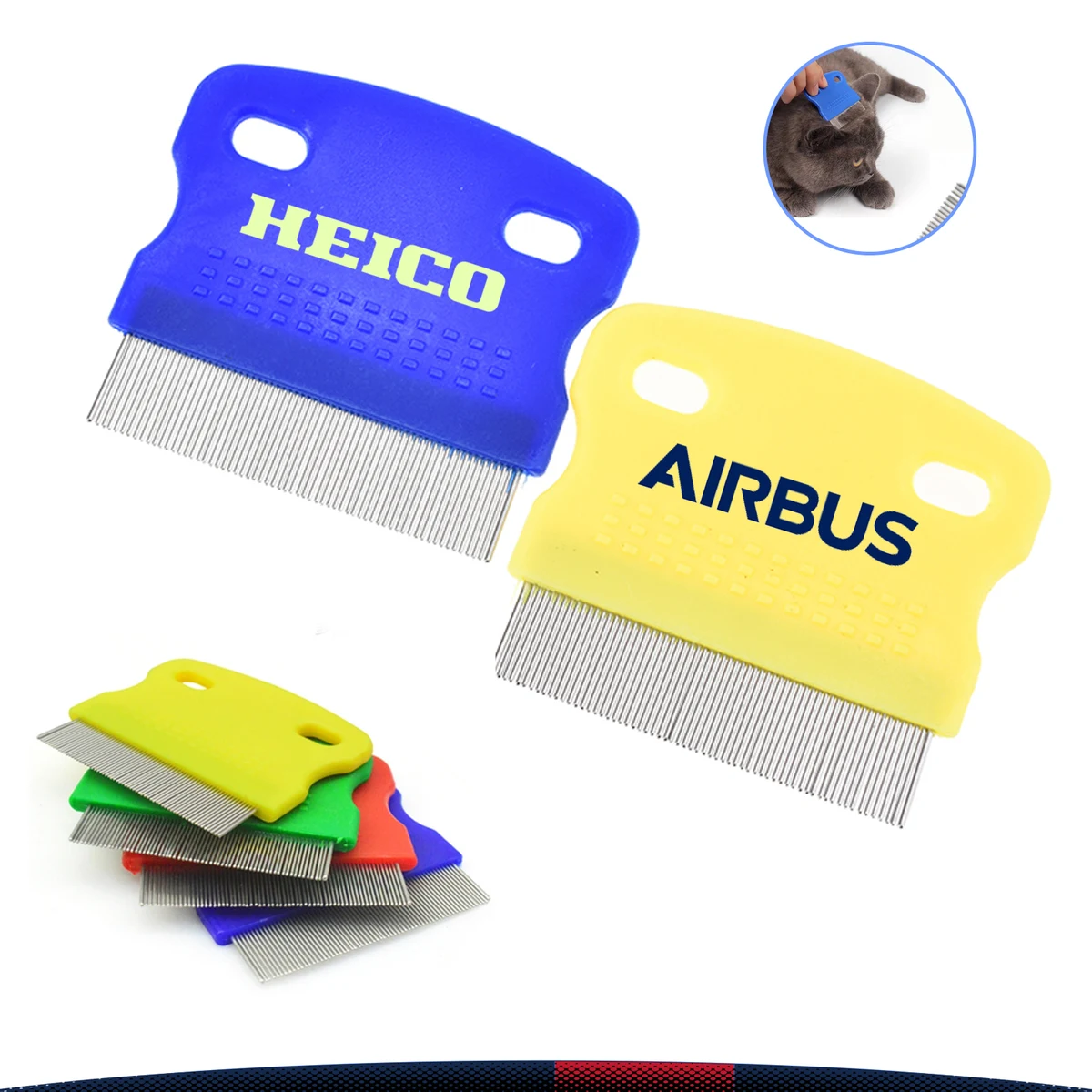 Double-hole Pet Flea Combs 1