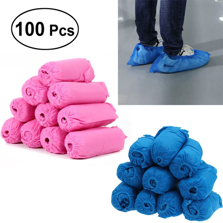 Disposable non-woven shoe covers 1