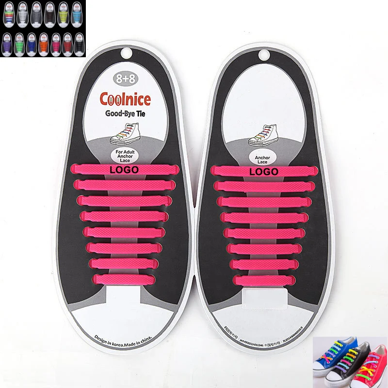 COOLNICE No Tie Silicone Shoelaces for Adults 1