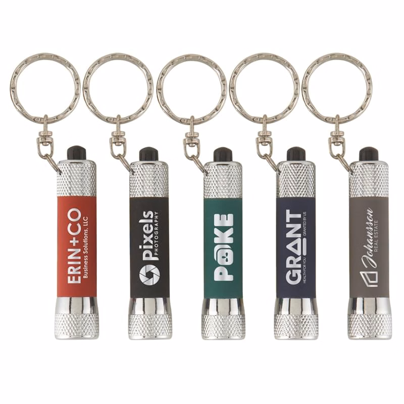 Chroma Softy - Laser Engraved - LED Flashlight Keyring