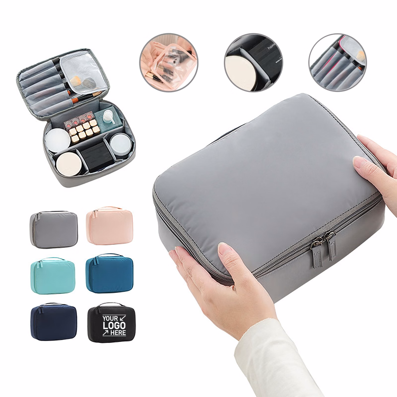 Portable Polyester Travel Makeup Bag
