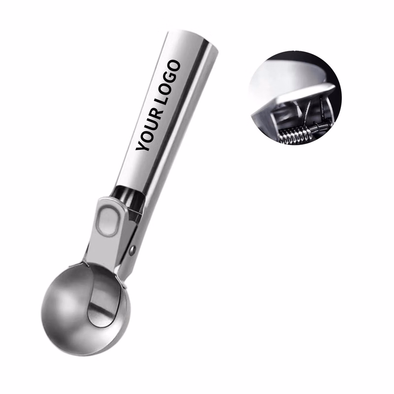 Metal Scooper with Ergonomic Grip and Trigger