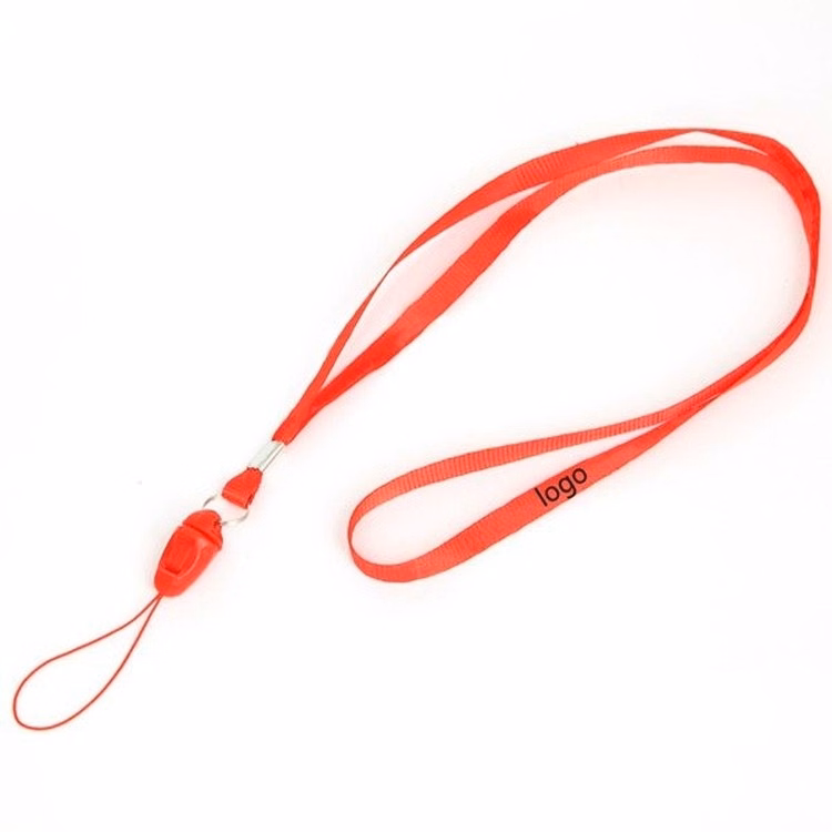 Thin Woven Polyester Necklace Lanyard
