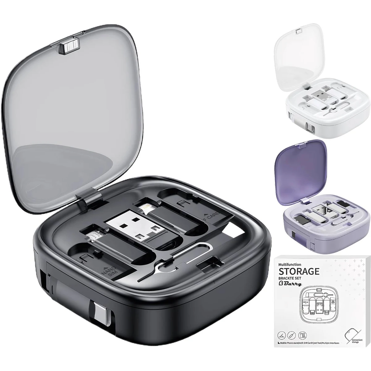 Multifunctional Charging Cable Organizer Set 1