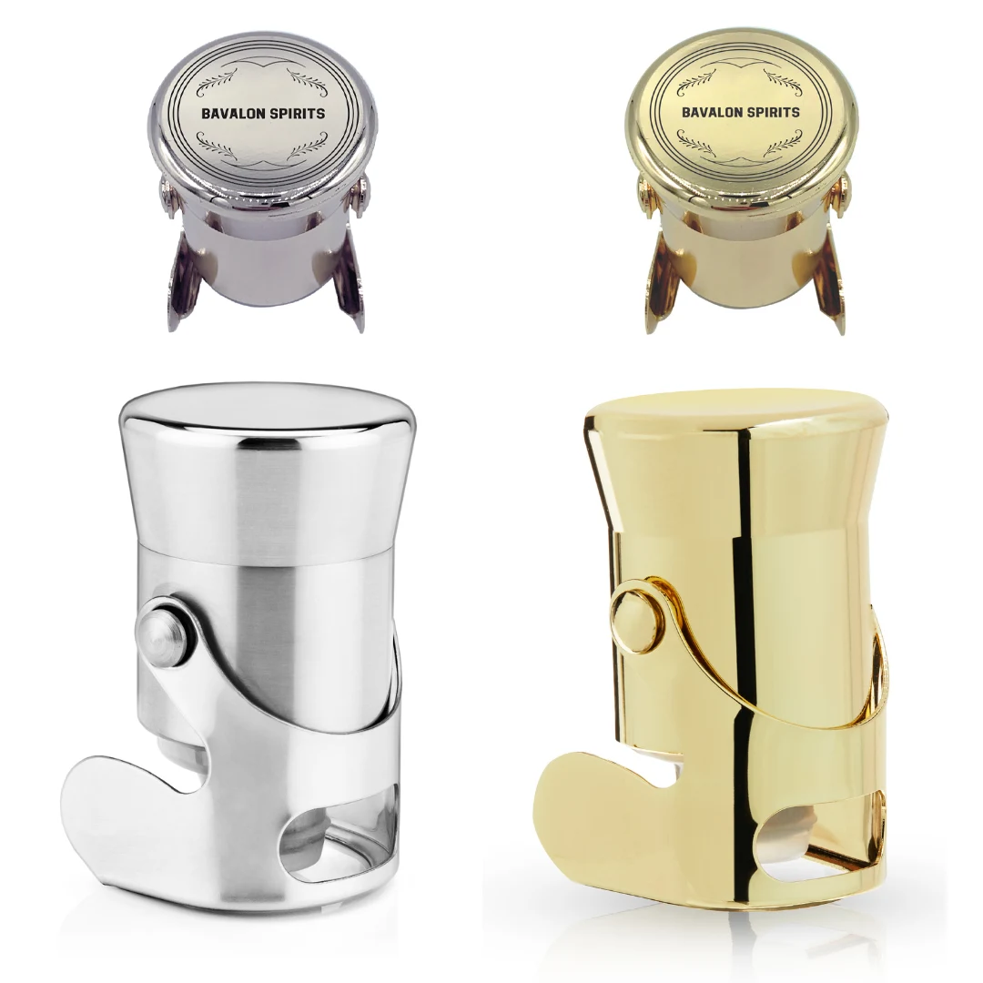 Viski® Heavyweight Champagne Stopper 1