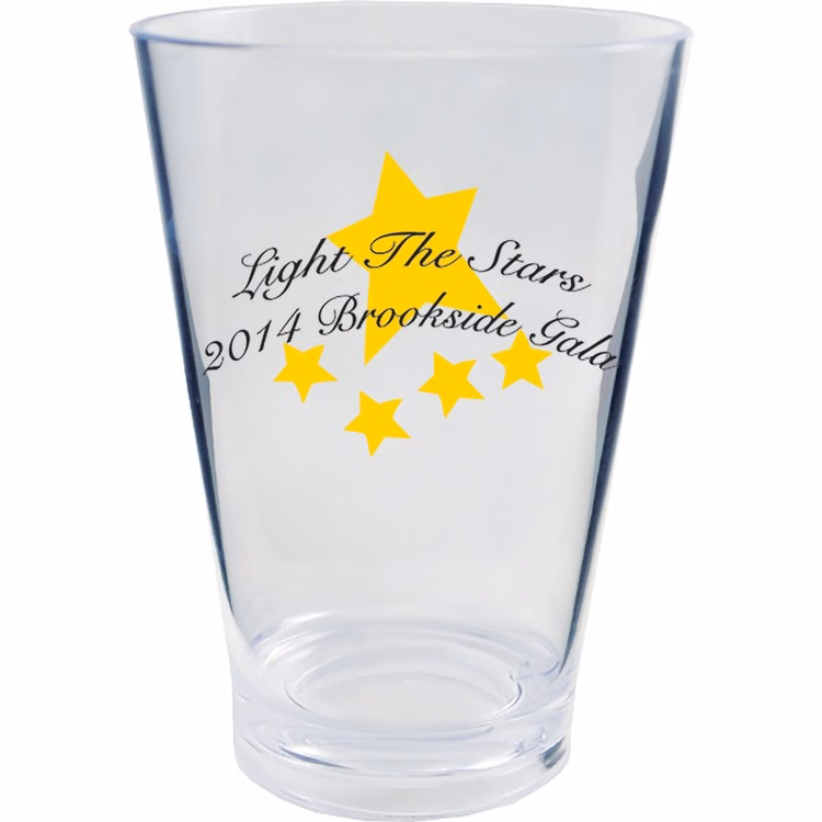 14oz Plastic Tapered Rocks Cup
