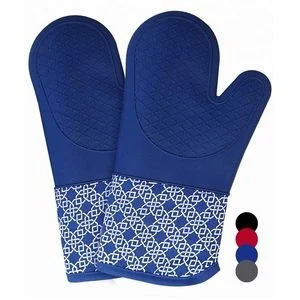 Silicone Shell Kitchen Oven Mitts 1