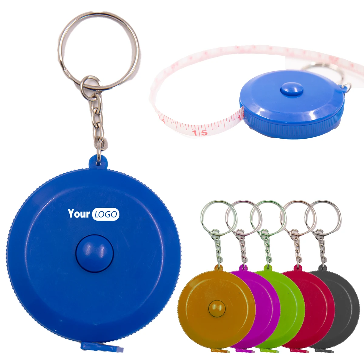 Abs Mini Retractable Keychain Tape Measure 1