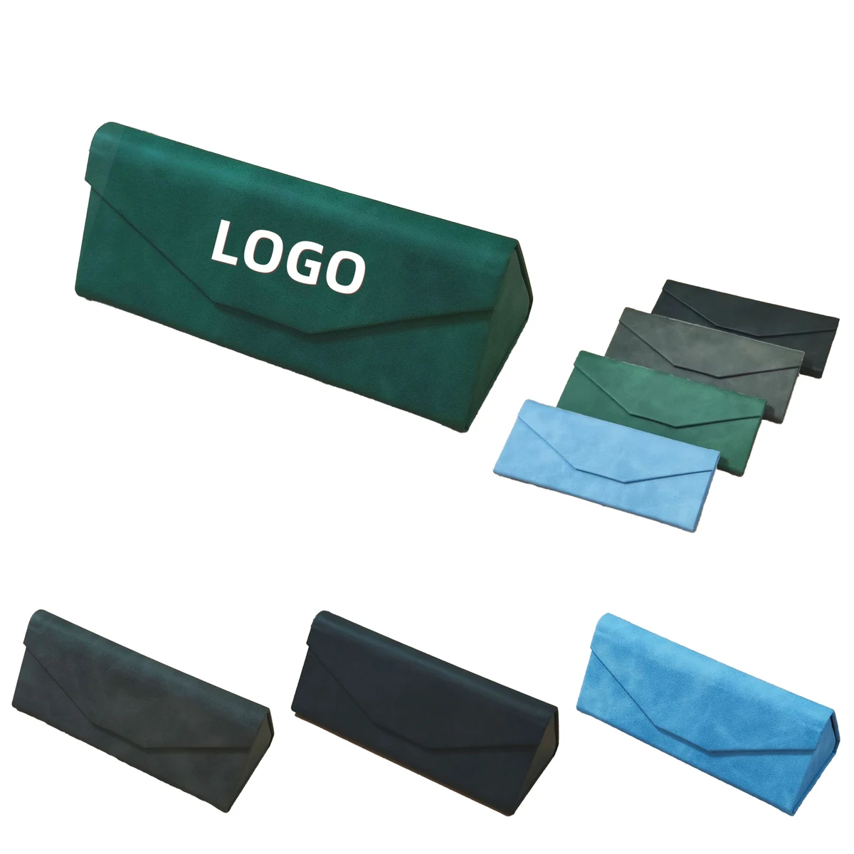 Foldable PU Leather Glasses Case 1