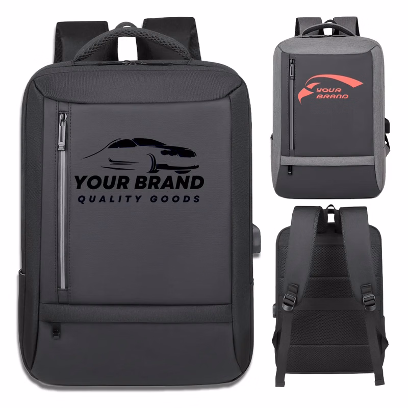 Multifunctional Men's Laptop Backpack with USB Charging Port
